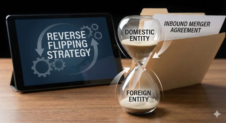 Reverse Flipping Through An Inbound Merger